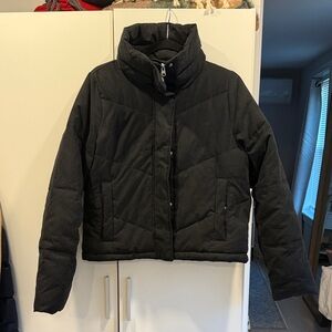 Abercrombie & Fitch Black Puffer Jacket